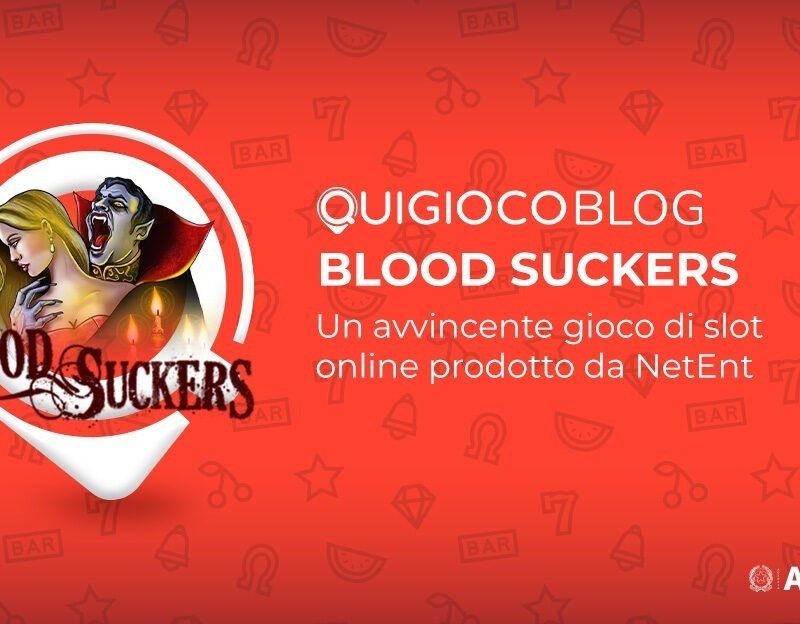 Blood Suckers II - Immagine illustrata di un vampiro che sta per moredere una ragazza con lo sfondo dell'immagine arancione