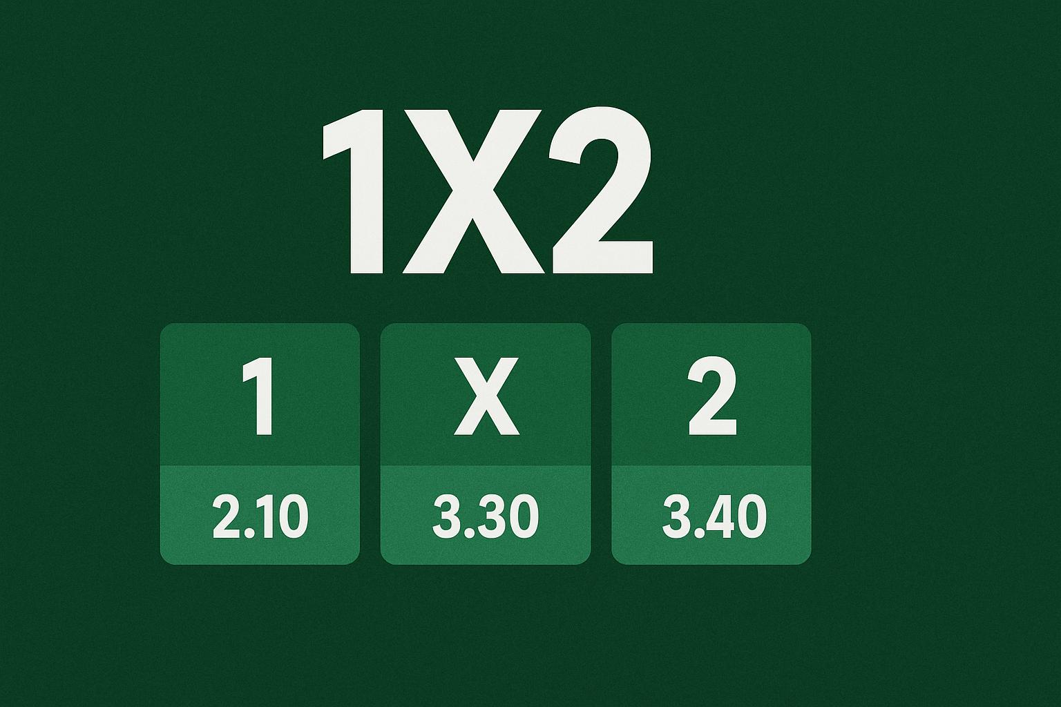 1×2 Classe di esito scommesse. Cosa siginifica e come si gioca