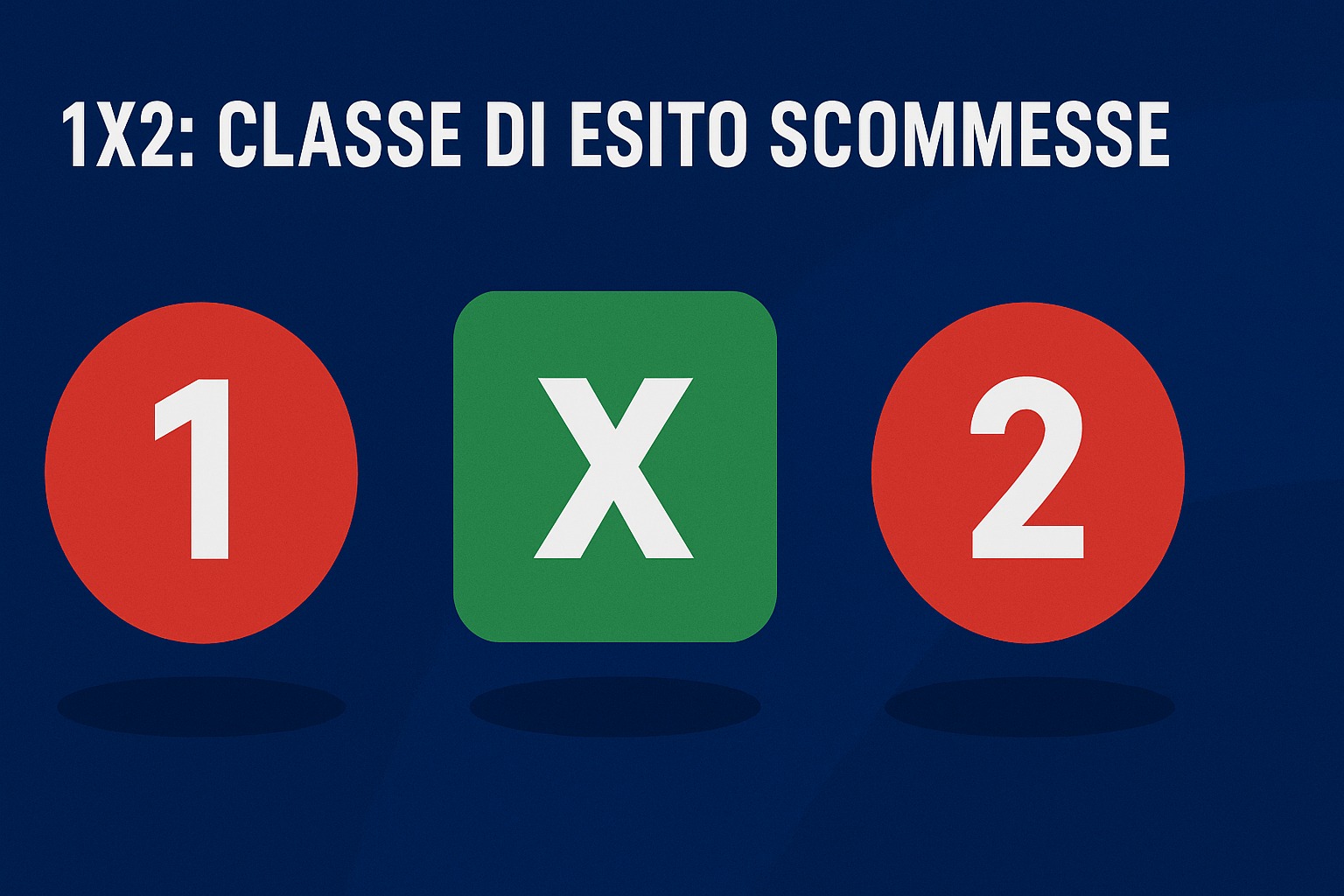 1×2 Classe di esito scommesse. Cosa siginifica e come si gioca