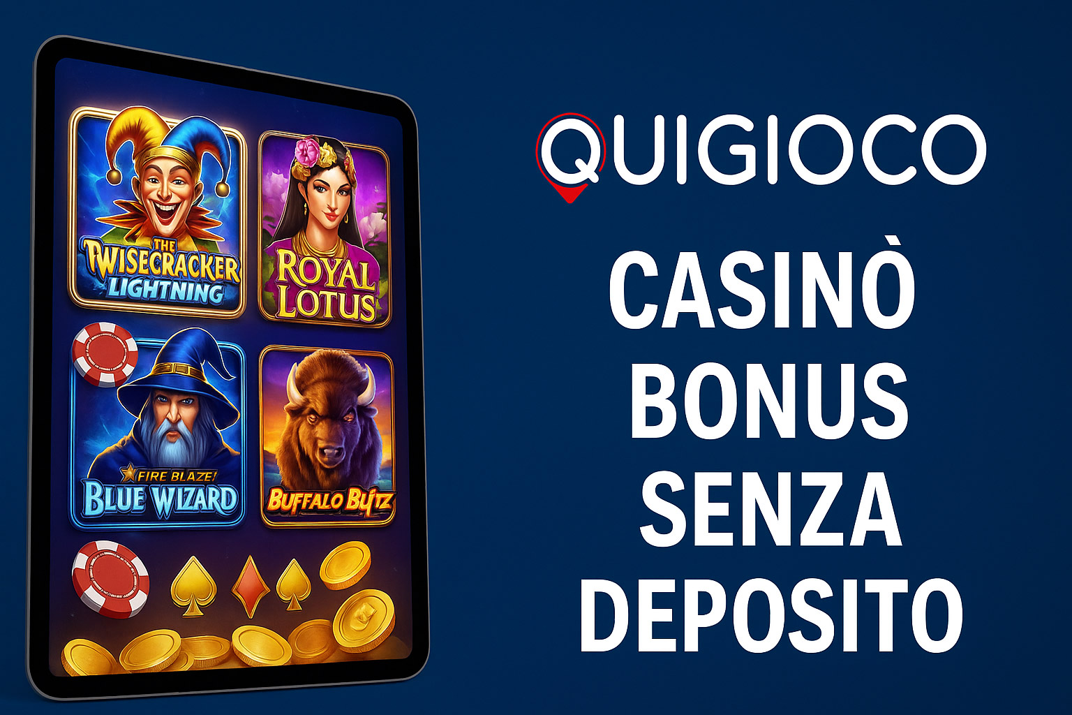 Casino con Bonus Senza Deposito su Quigioco.it