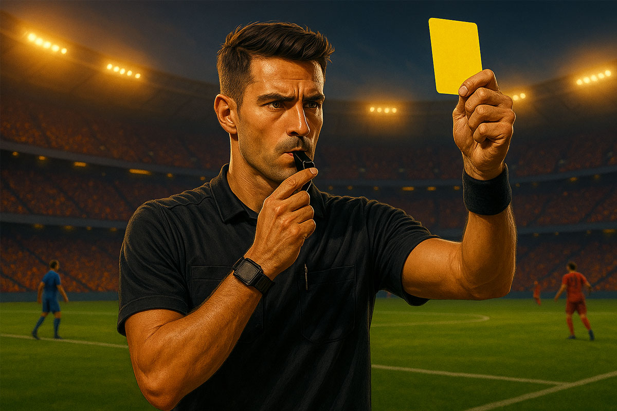 Cartellini Gialli e Rossi Scommesse Calcio
