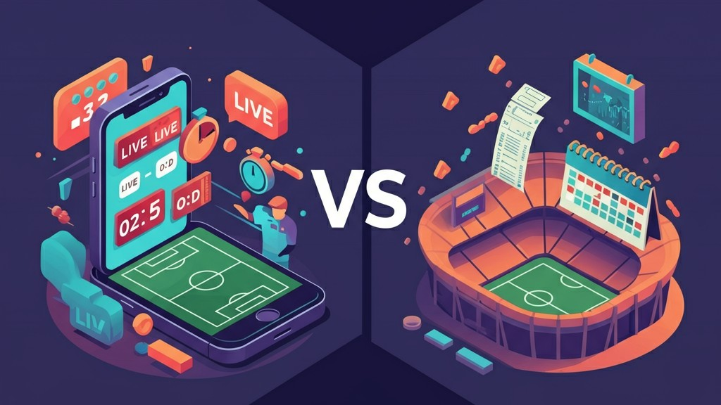 Differenza tra Scommesse Live e Pre-Match Betting