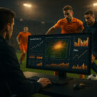Analisi di scommesse su statistiche avanzate con xG e PPDA durante una partita di calcio.