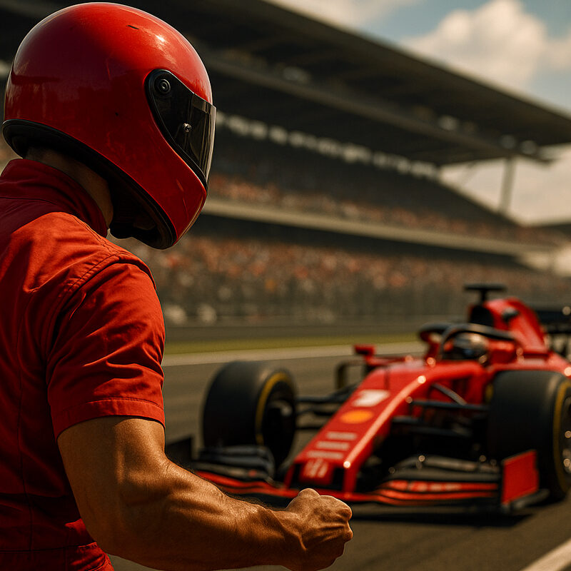 Monoposto F1 in gara durante un giro veloce, ideale per scommesse F1 giri veloci.