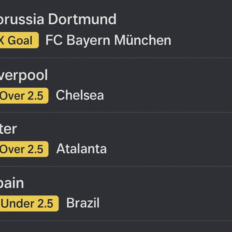 Schedina combo calcio con quote combinate 1X Goal, Over 2.5 e Under 2.5 su partite internazionali