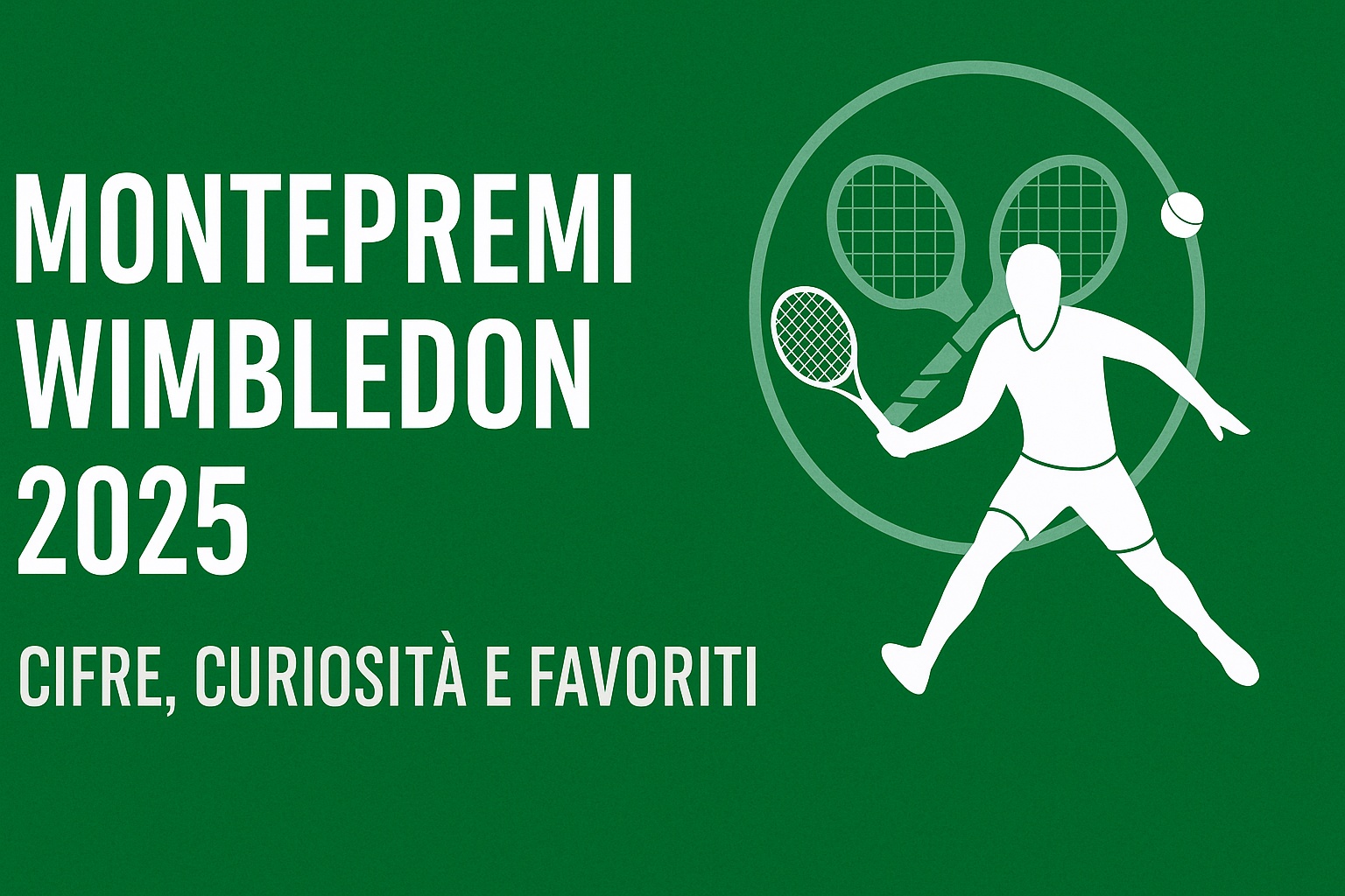 Tennis Wimbledon 2025: Montepremi Cifre, Curiosità e Favoriti