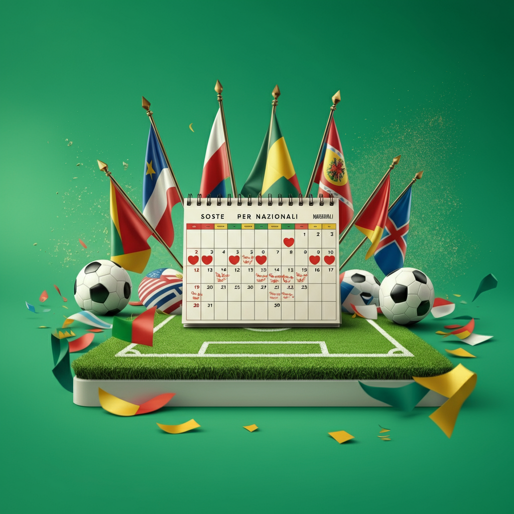 Soste per nazionali nel 2025: Il calendario completo e il loro impatto