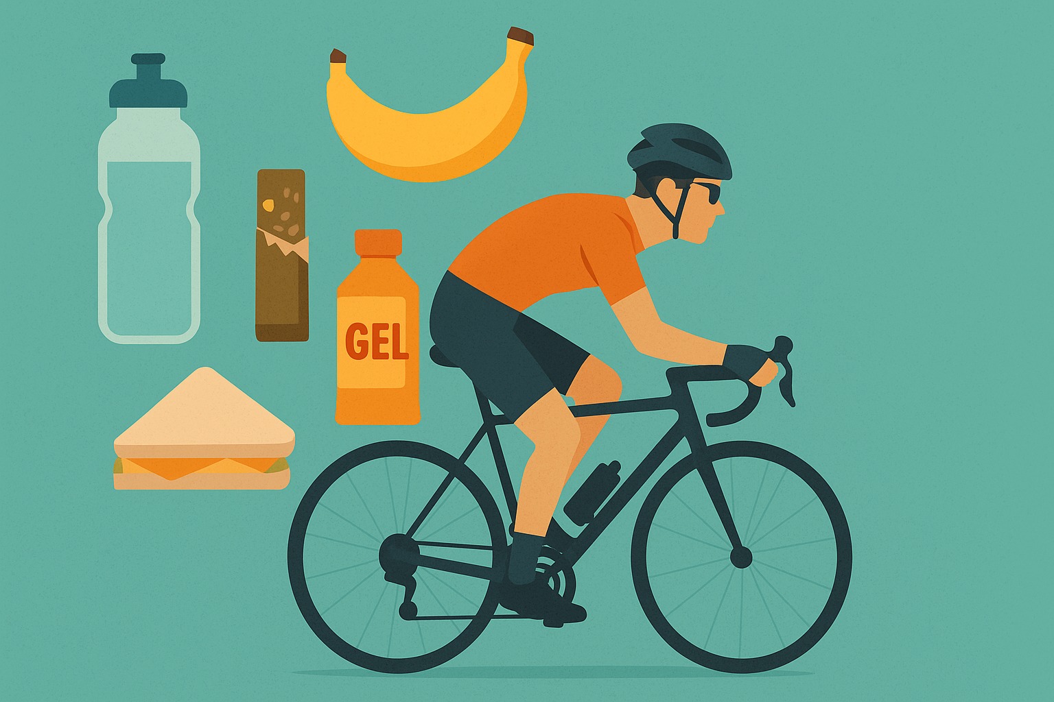 Ciclismo lunga distanza: strategia di carboidrati e rifornimenti in bici