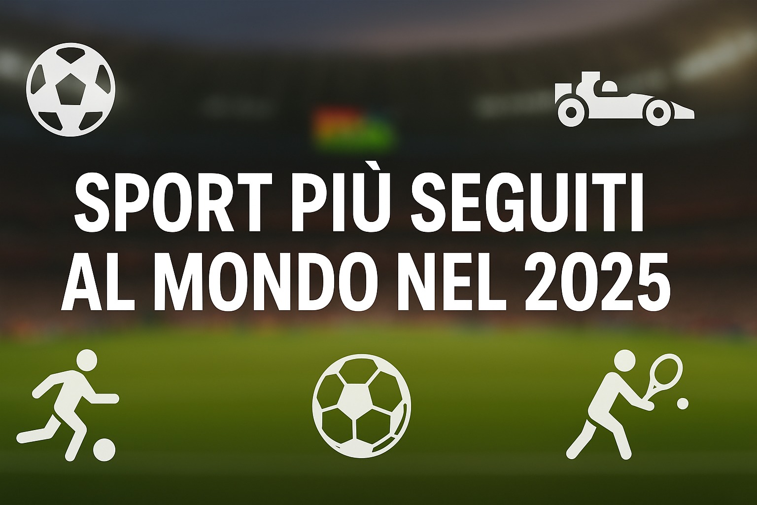 Sport più seguiti nel 2025: classifica globale aggiornata