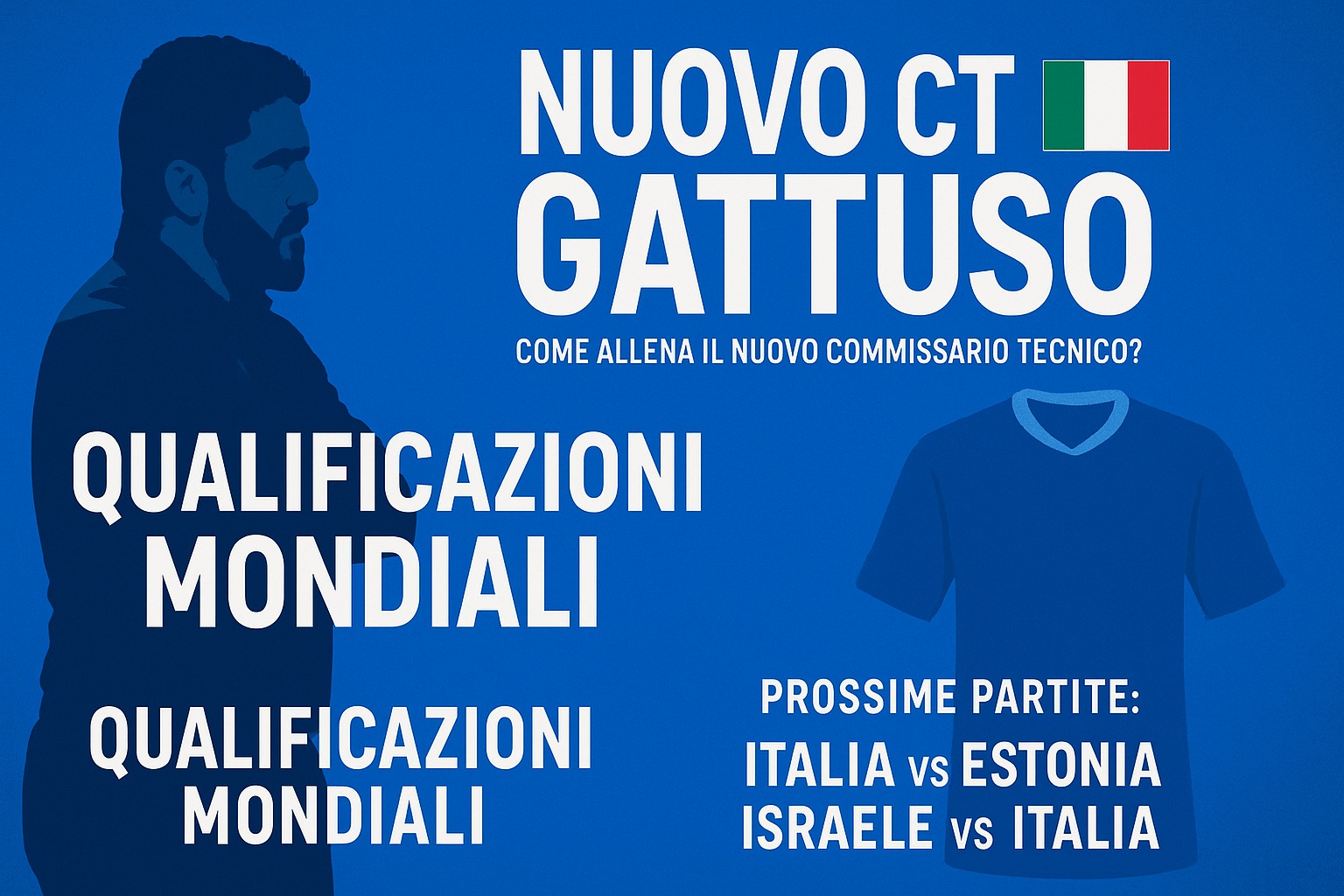Il nuovo ct Gattuso: Italia, identità e rotta verso il Mondiale