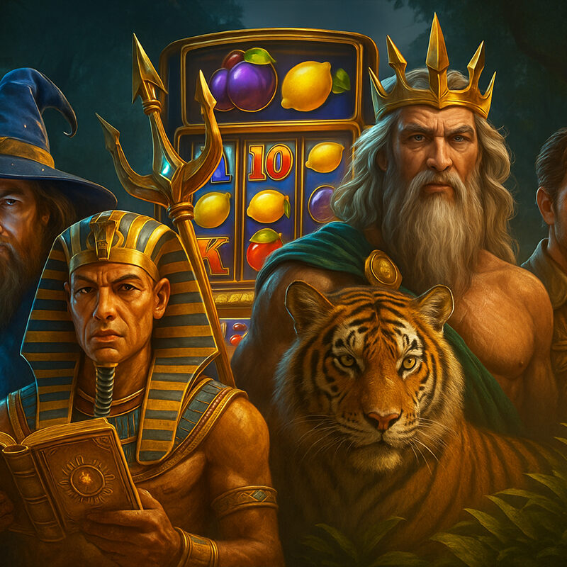 Slot Ottobre 2025 in stile 3D realistico: casinò digitale con slot machine luminose, simboli fruttati, magici e animali selvaggi.