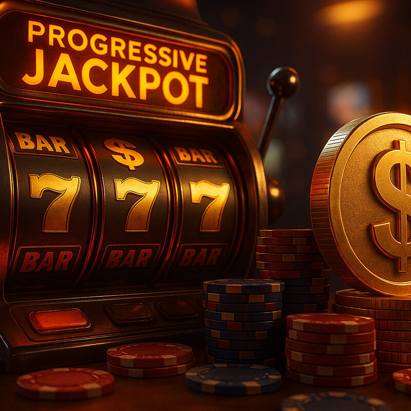 Slot machine online con jackpot progressivo, monete dorate che esplodono dallo schermo e simboli mitologici illuminati in stile 3D realistico.