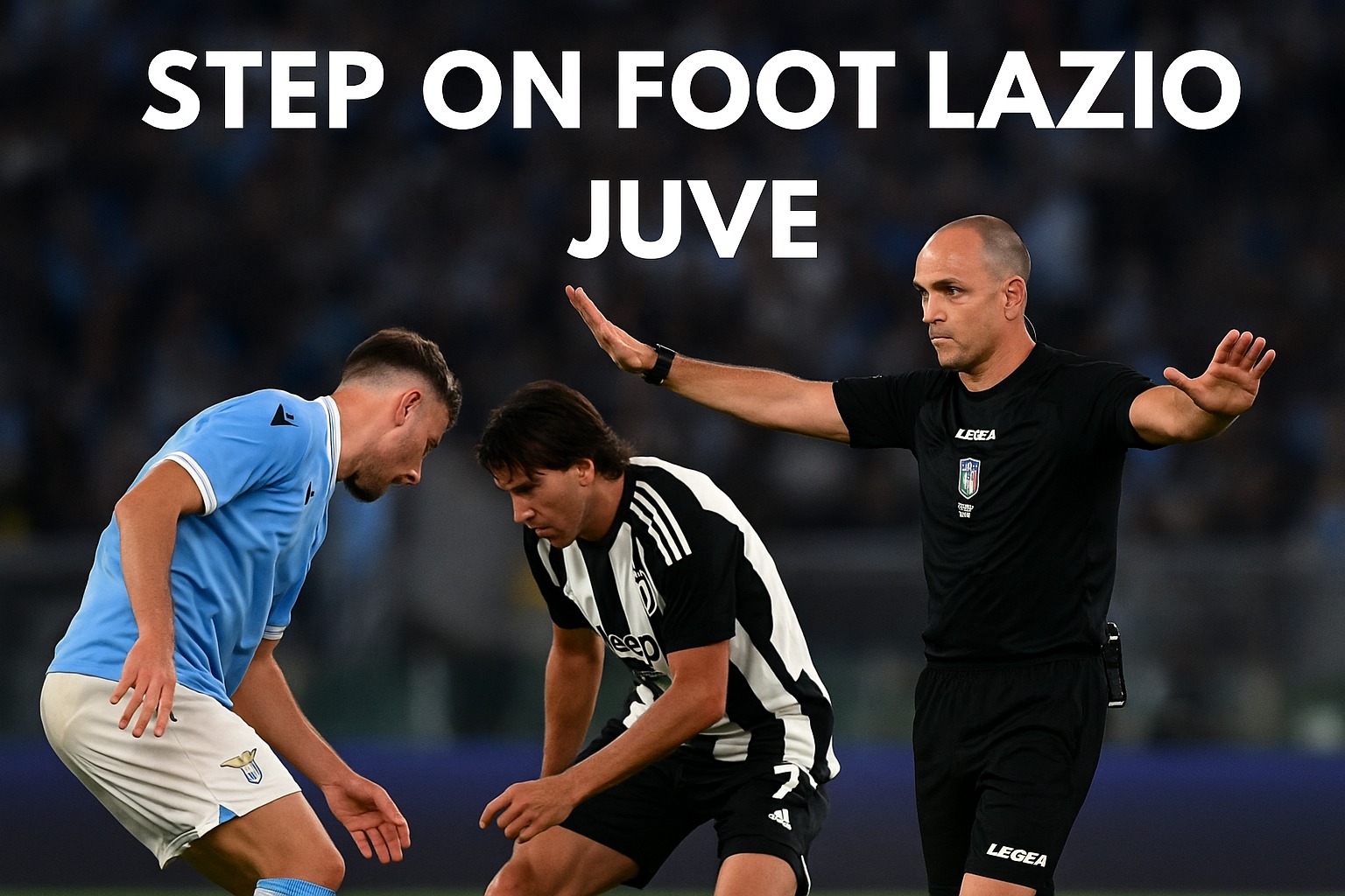 Step on foot Lazio Juve. Episodio, VAR e conseguenze