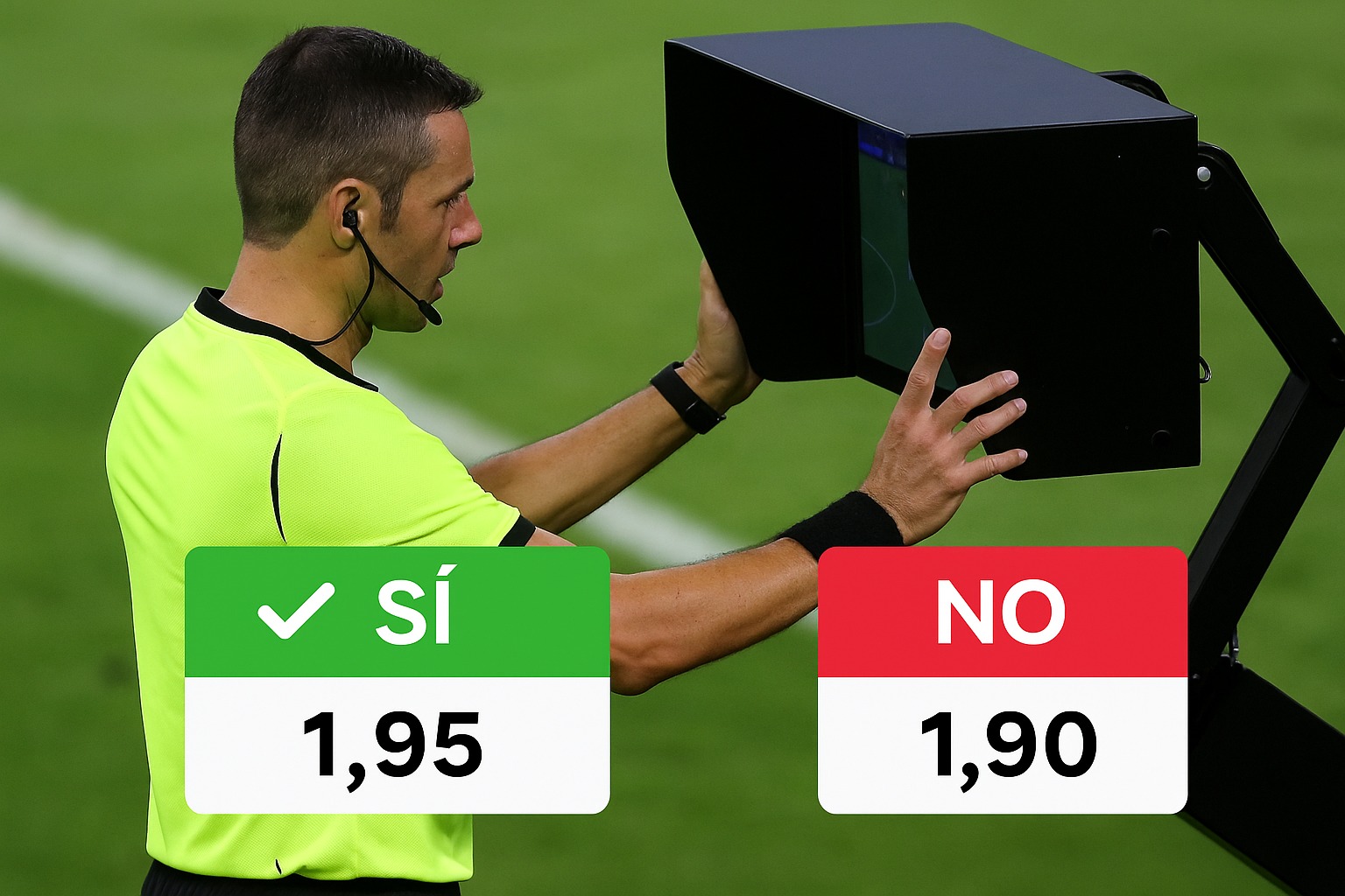 Arbitro consulta Var Si No: tutto ciò che devi sapere sulle quote