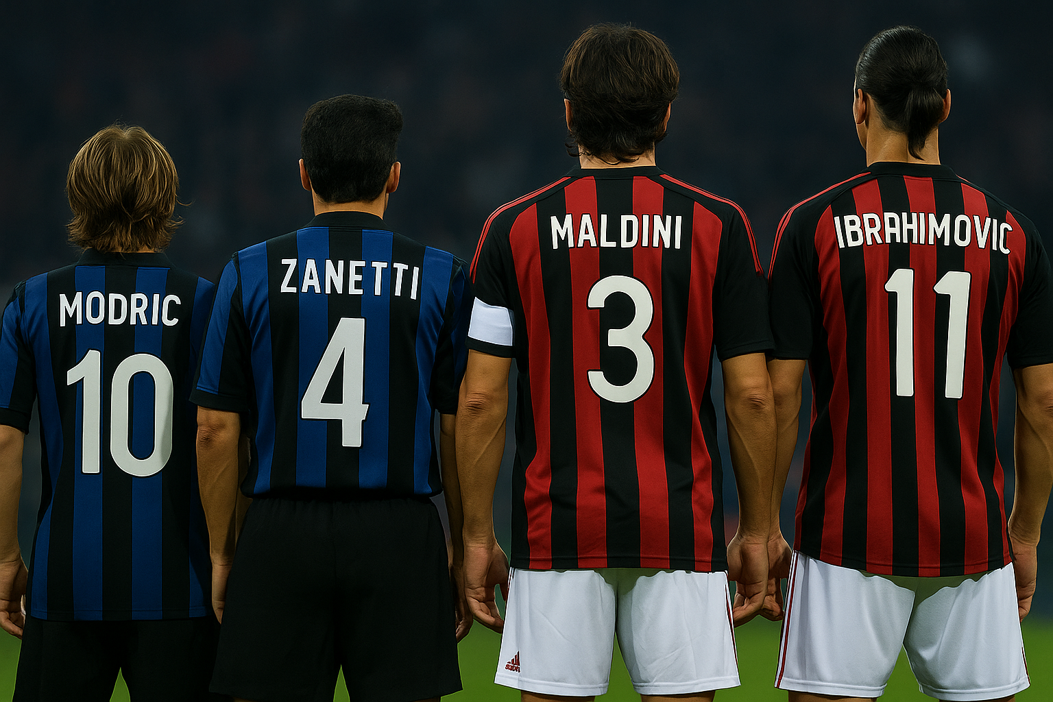 I quarantenni del derby Milan-Inter come Modric e Zanetti