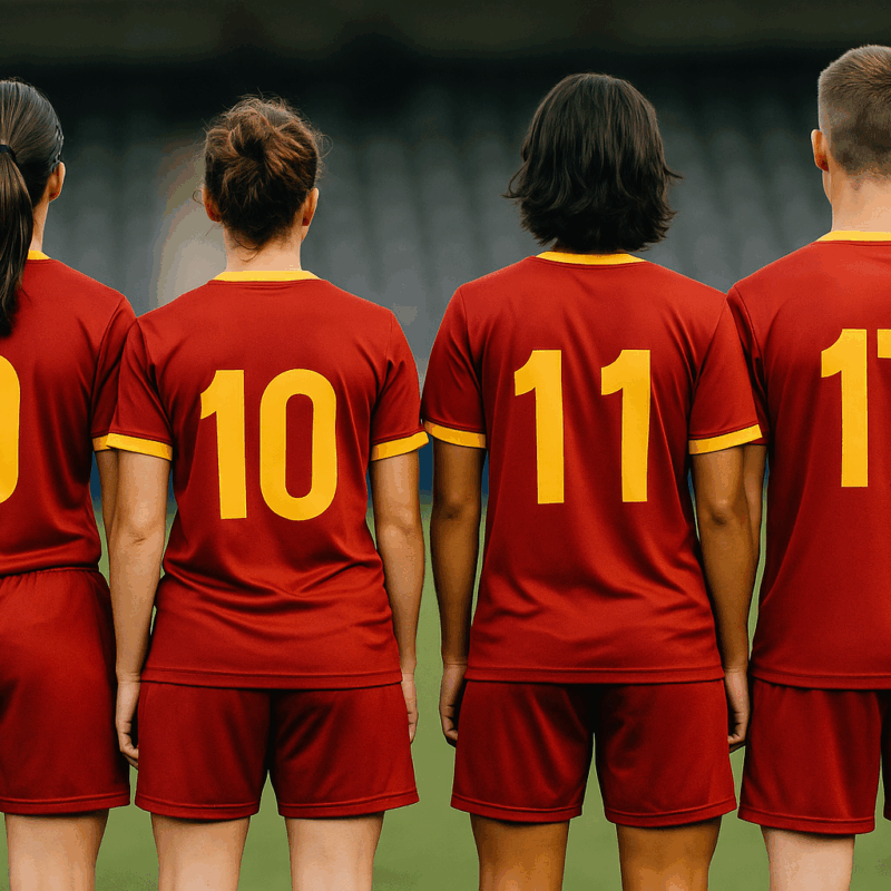 Giocatrici di calcio di Serie A viste di spalle sul campo, simbolo dello Stipendio calciatrici Serie A e del professionismo femminile in Italia.