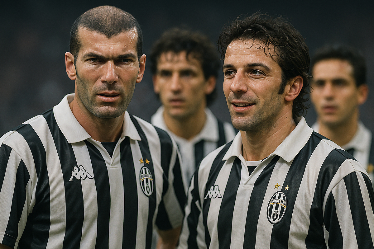 Zidane alla Juventus: Lippi e Del Piero