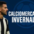 Grafica dedicata al Calciomercato invernale con un calciatore in maglia bianconera e sfondo blu, accompagnata dal titolo “Calciomercato Invernale”.