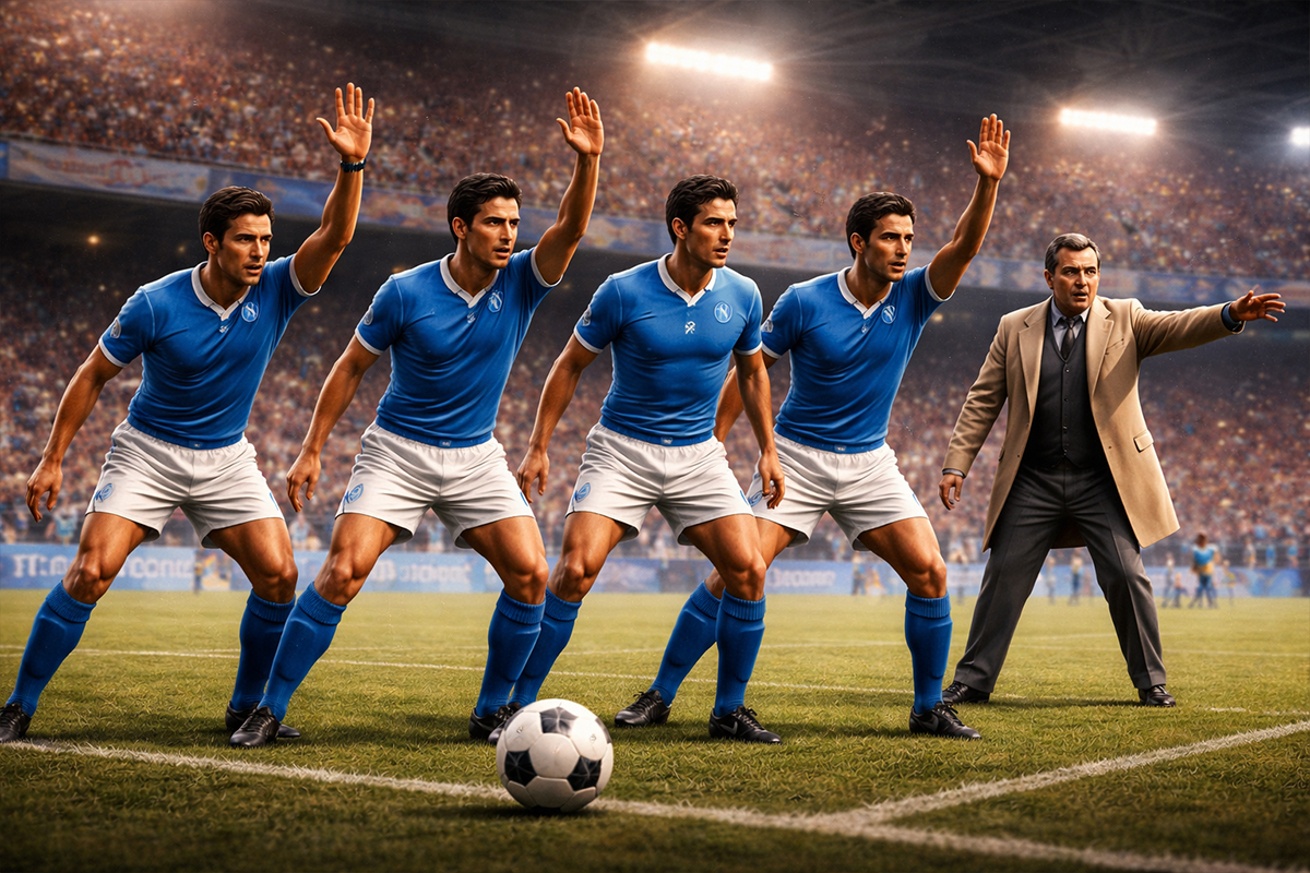 Difesa a zona Vinicio: la rivoluzione dimenticata del Napoli anni ’70