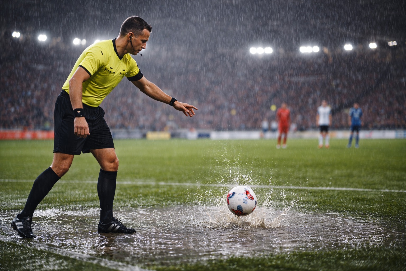 Partite interrotte per pioggia: cosa succede e casi storici