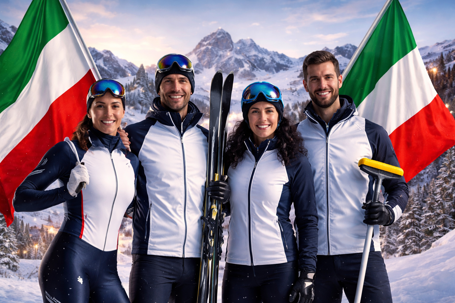 Portabandiera delle Olimpiadi Invernali: gli italiani
