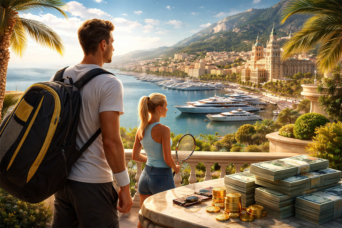 Tasse tennisti: perché tanti campioni scelgono il Principato