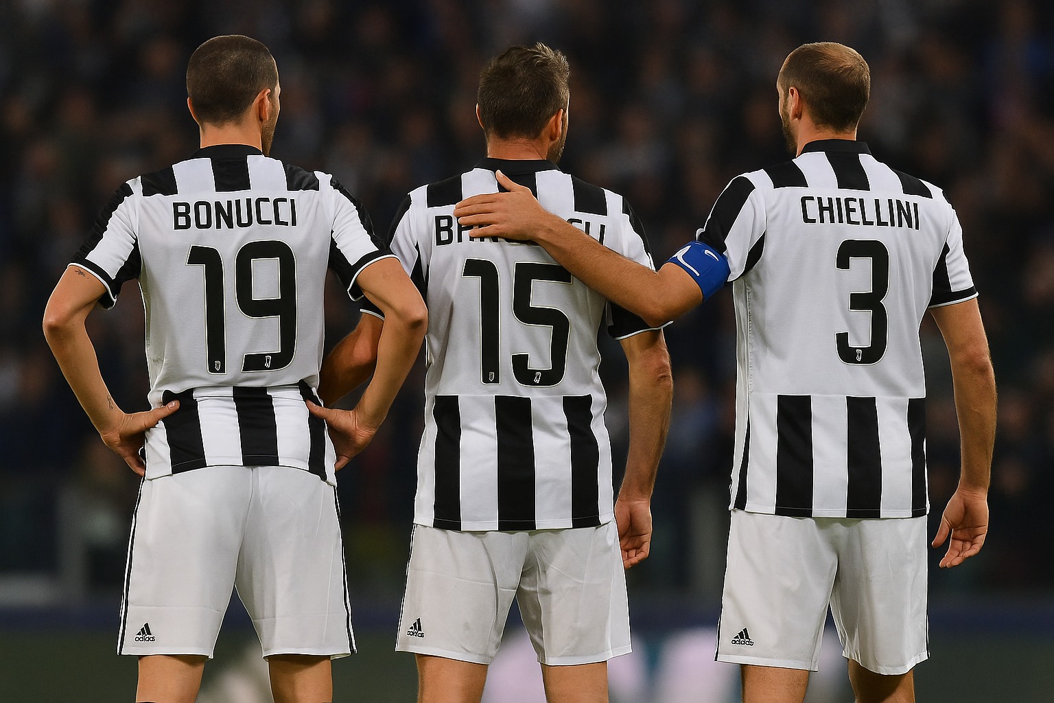 BBC Juventus: Bonucci, Barzagli, Chiellini i campioni Bianconeri