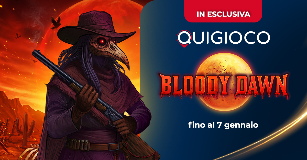 Bloody Dawn in esclusiva: una nuova slot su Quigioco
