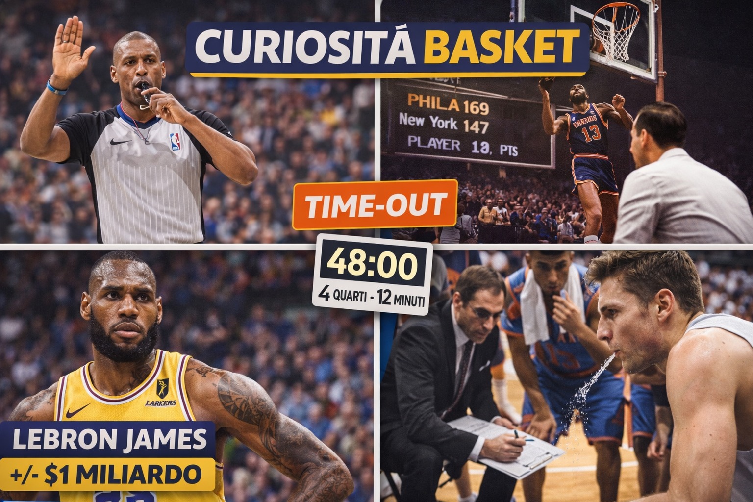 Curiosità Basket: regole, record e aspetti nascosti