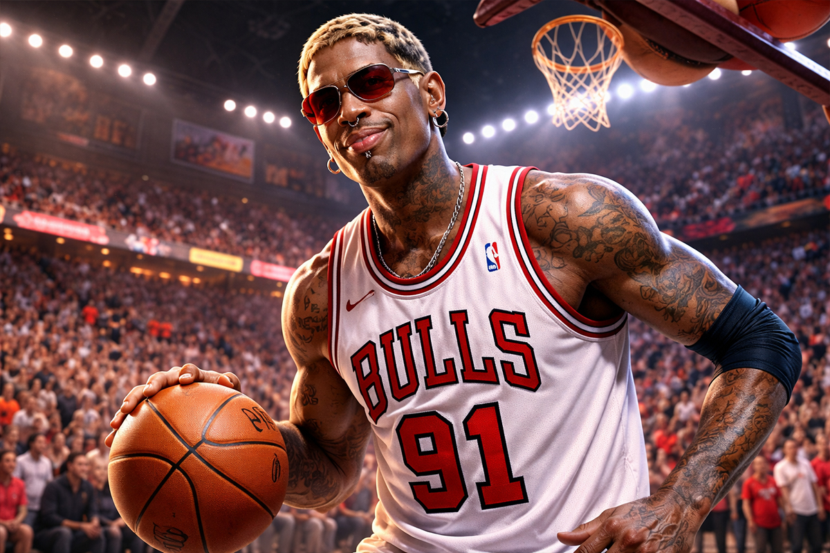 Dennis Rodman a Las Vegas: le 48 ore più folli delle Finals NBA