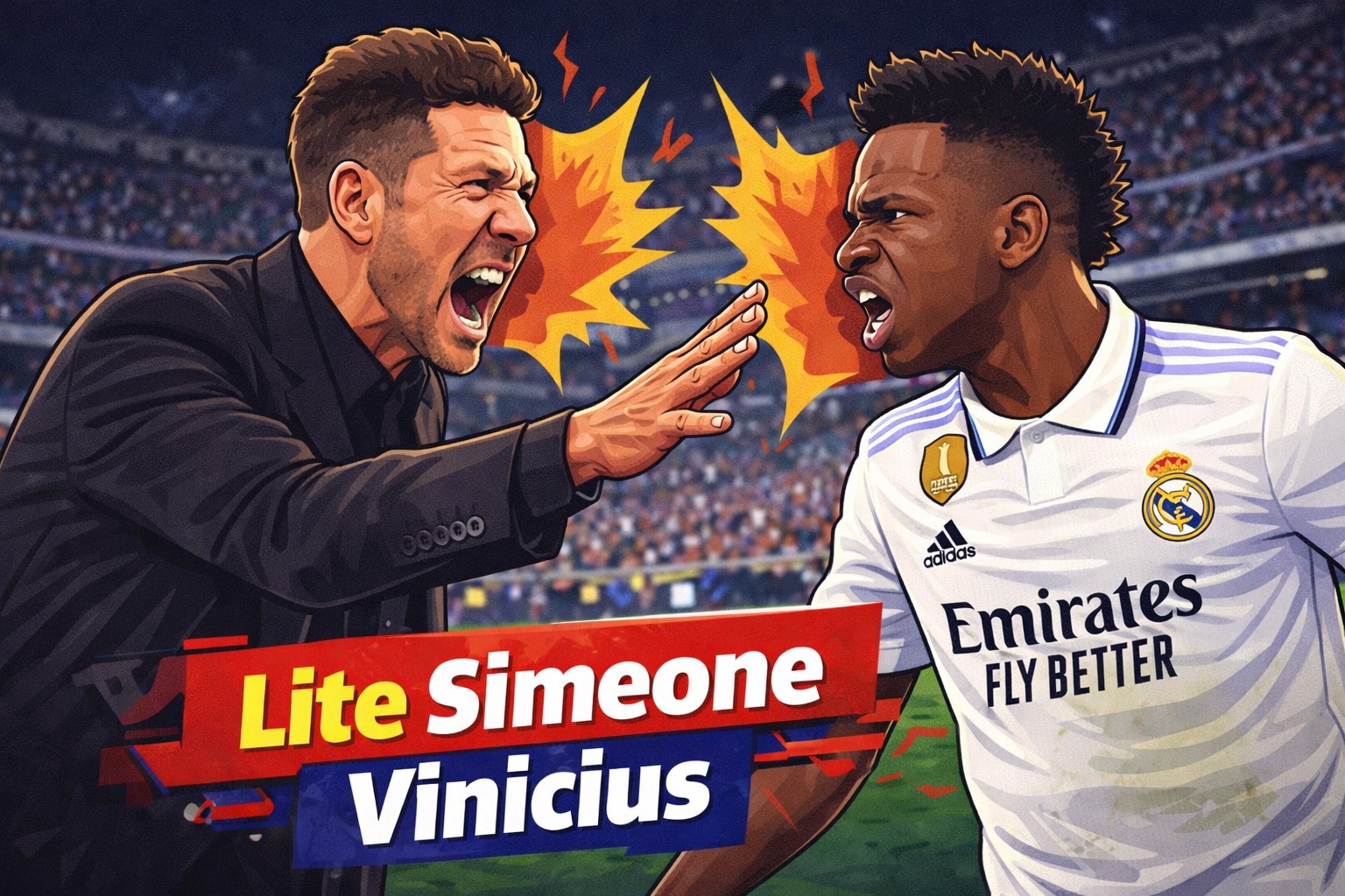 Lite Simeone Vinicius: tensione nel derby Real Madrid Atlético