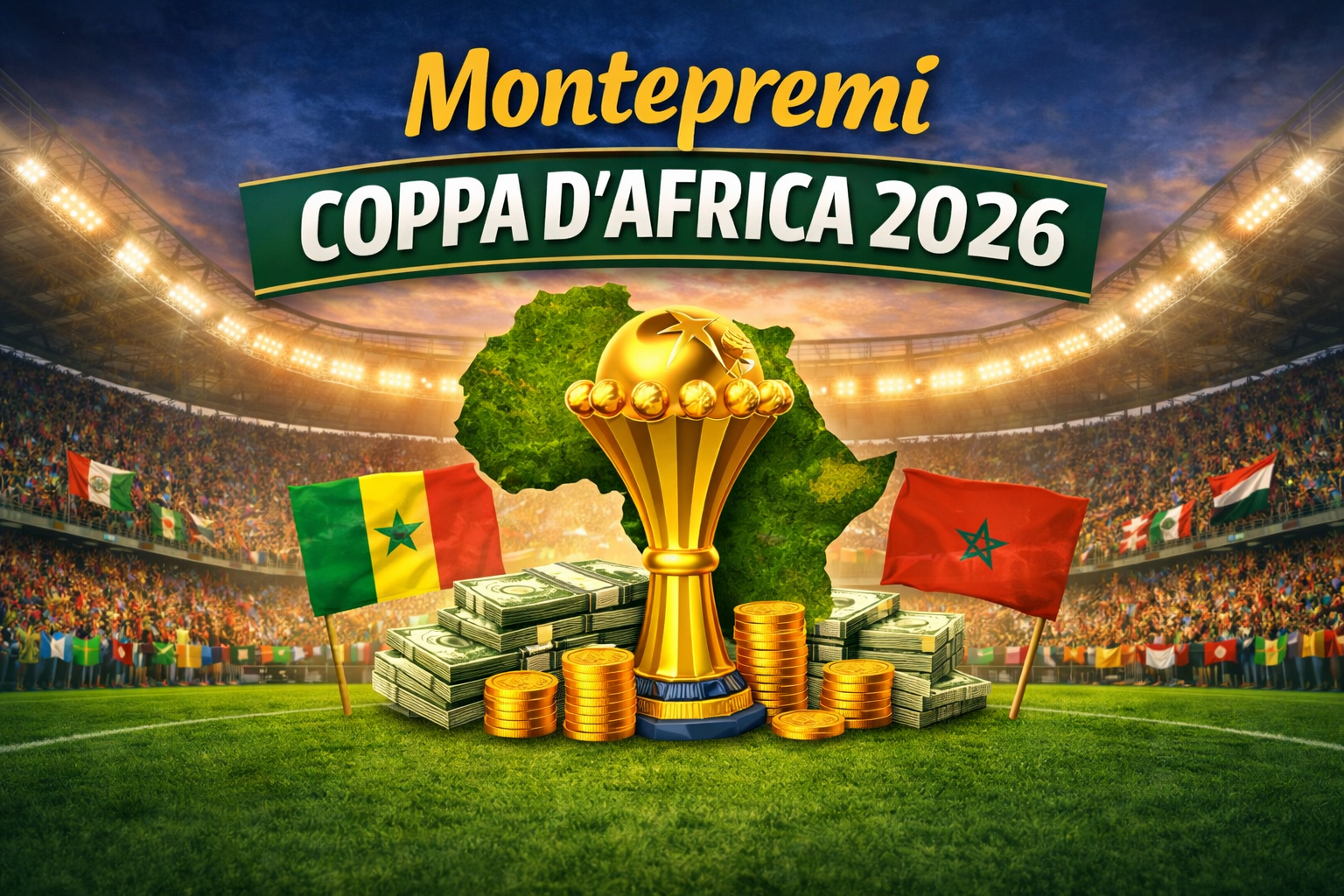 Montepremi Coppa d’Africa 2026: cifre e premi ufficiali