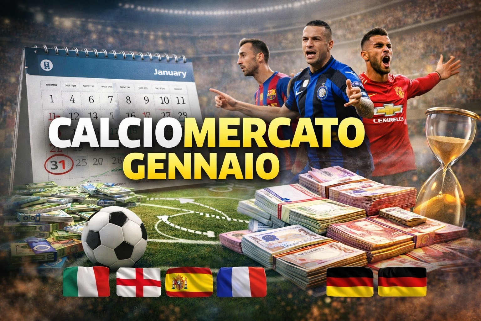 Calciomercato gennaio: date, regole e ultimi aggiornamenti