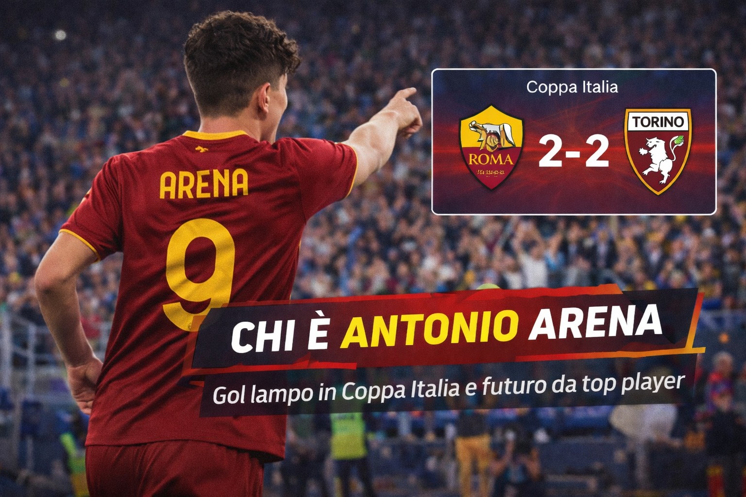 Chi è Antonio Arena: il baby bomber della Roma