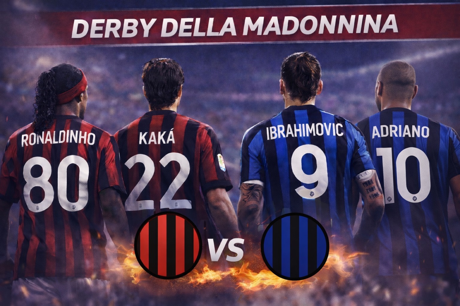 Derby della Madonnina: Ronaldhino contro Ibrahimovic