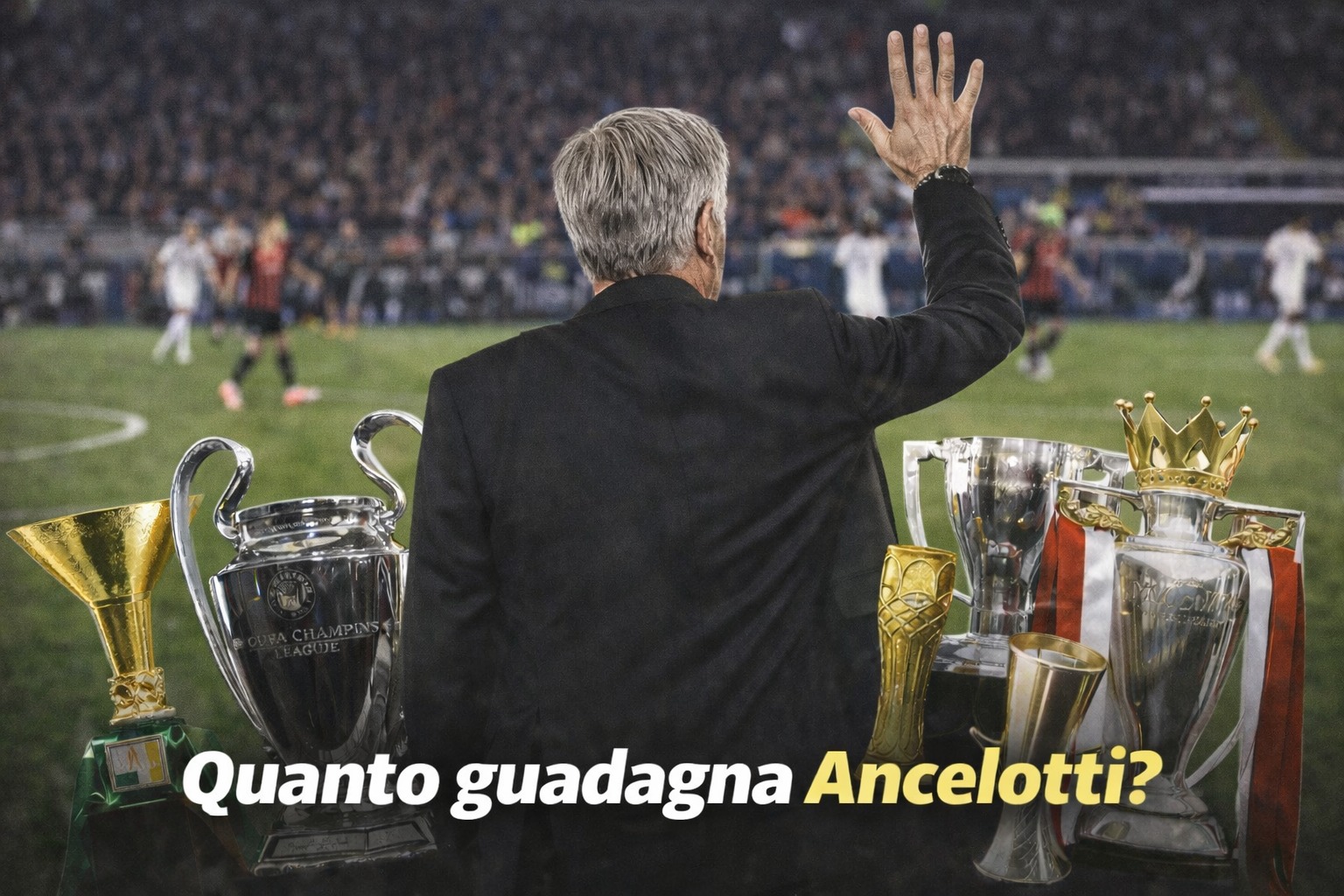 Quanto guadagna Ancelotti: stipendio, carriera e trofei