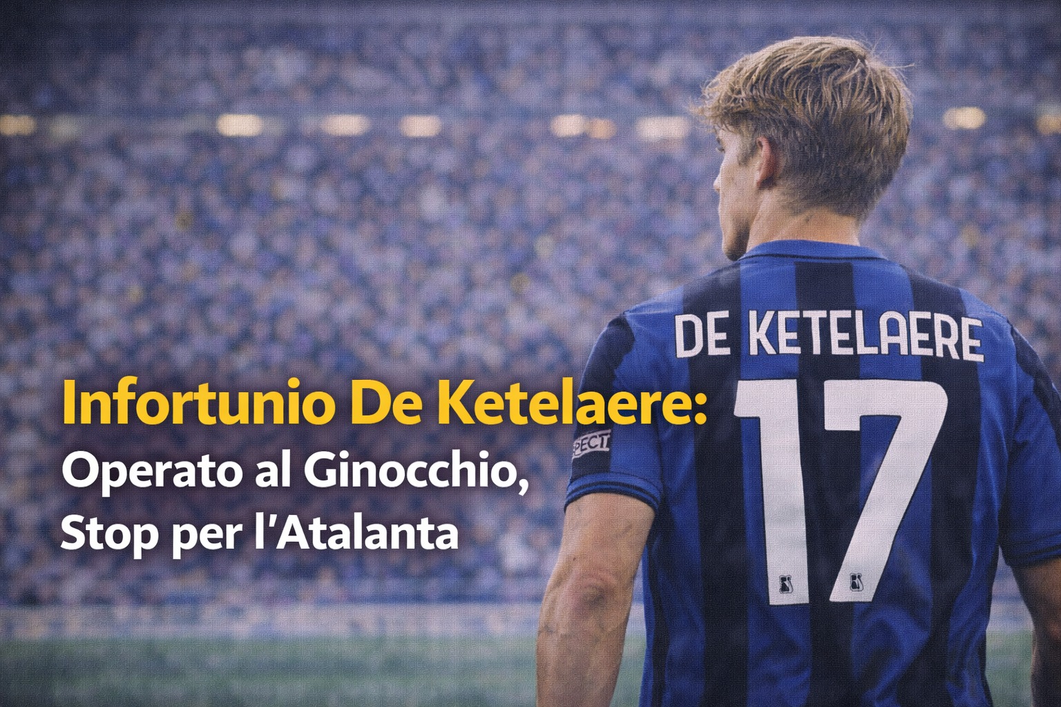 Infortunio De Ketelaere: Operato al Ginocchio, Stop per l’Atalanta