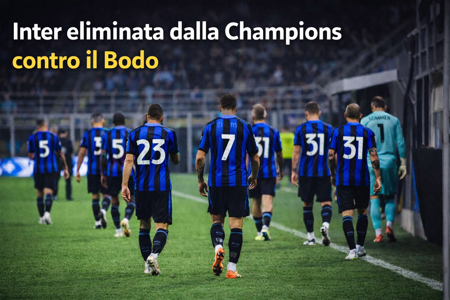 Inter eliminata dalla Champions 2026: ko con il Bodo