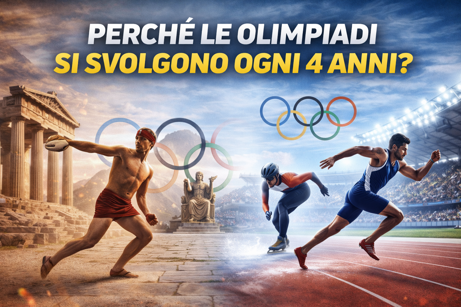 Perché le Olimpiadi si svolgono ogni 4 anni?