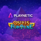 Provider Slot Playnetic con logo Playnetic sopra Osiris Fortune su sfondo notturno egiziano