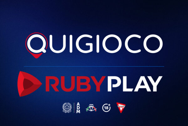 Integrazione su Quigioco di RubyPlay con loghi ufficiali e partnership gaming