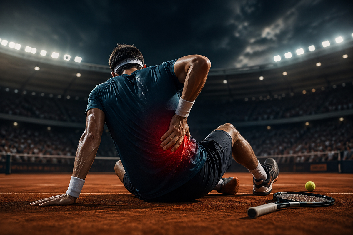 Infortuni tennis: analisi delle cause e impatto sui giocatori