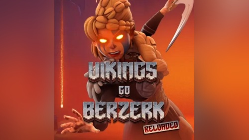 Slot Vikings Go Berzerk Reloaded di Yggdrasil con guerriera vichinga e ambientazione nordica