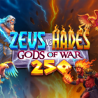 Slot Zeus vs Hades Gods of War 250 con Zeus e Ade in battaglia e grafica mitologica