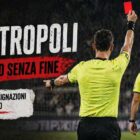 Arbitropoli: arbitro di spalle espelle un collega mostrando il cartellino rosso in campo