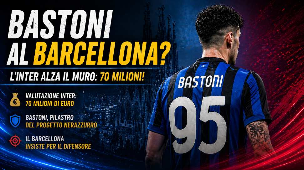 Bastoni al Barcellona? La risposta dell’Inter