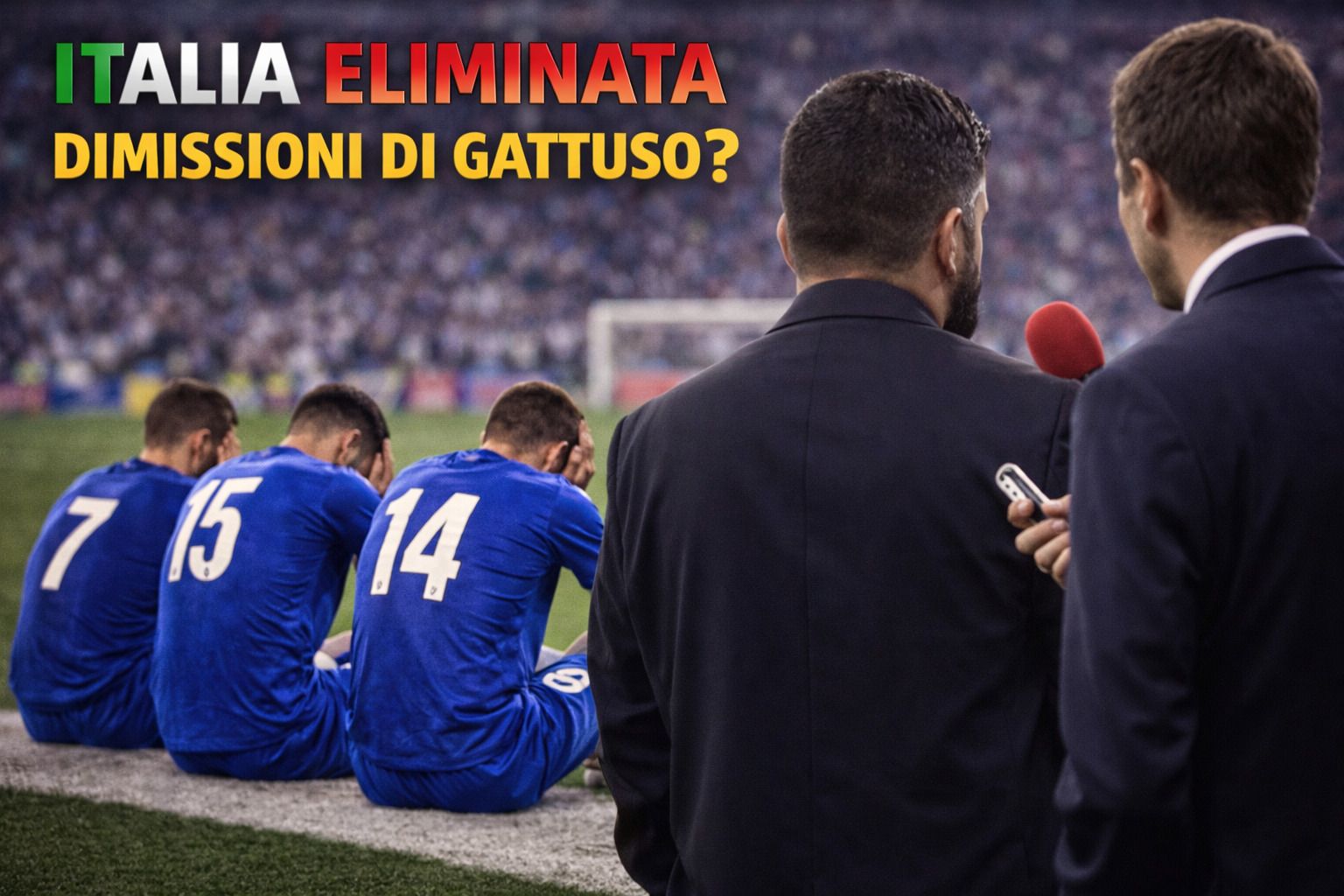 Italia eliminata dimissioni di Gattuso? Disastro azzurro