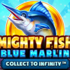 Slot Mighty Fish Blue Marlin con marlin blu e ambientazione oceanica
