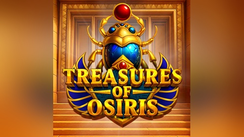 Slot Treasures of Osiris con simbolo scarabeo dorato e ambientazione egizia