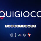 Barbara Bang su Quigioco con grafica promozionale dedicata ai nuovi titoli gaming online